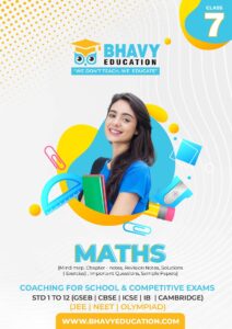 Class 7 - Maths Practice book by Bhavy Education